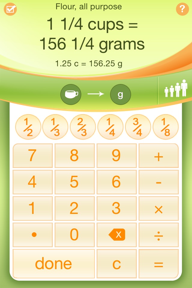 Kitchen Calculator PRO screenshot 2