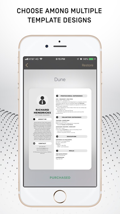 Resumer: CV & Resume builder screenshot-3