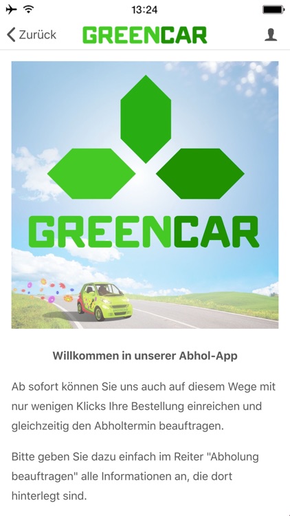 GREENCAR Abhol-App