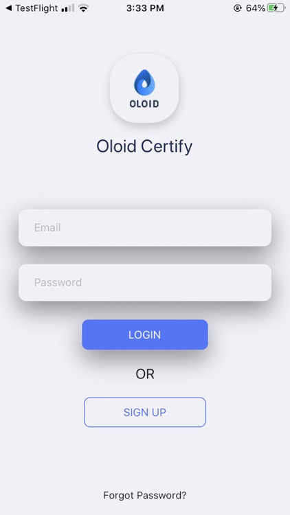 Oloid Certify App