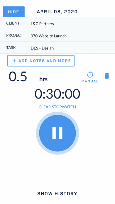 ClickTime - Time and Expenses screenshot 2