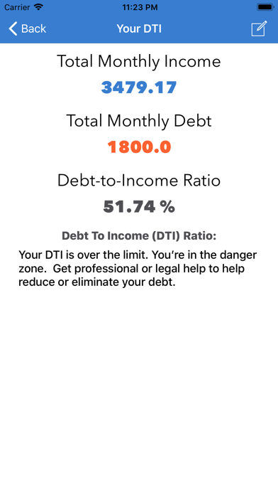 Debt To Income Calculator screenshot 4