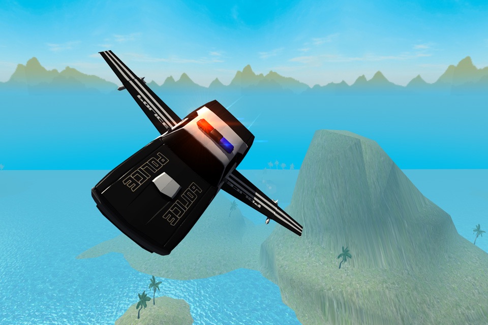 Flying Police Car Driving Sim screenshot 4