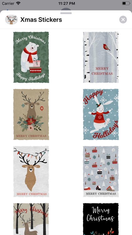 Xmas Christmas Stickers Pack screenshot-3