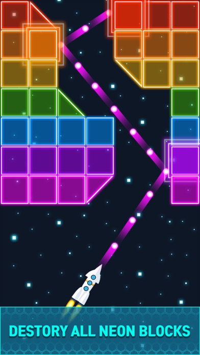 NeonSpace: Brick Breaker Plane screenshot 2