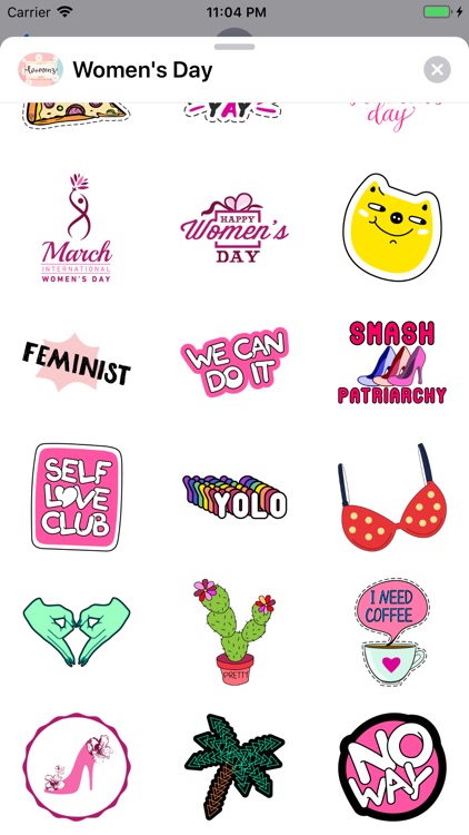 Women's Day Feminism Stickers screenshot-3