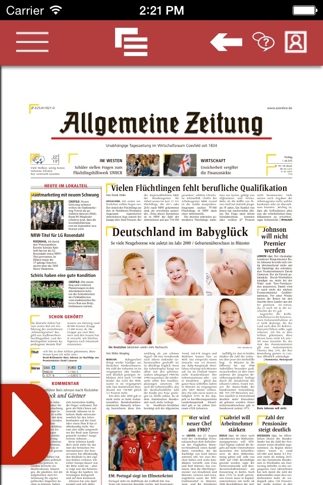 Allgemeine Zeitung Coesfeld screenshot 2