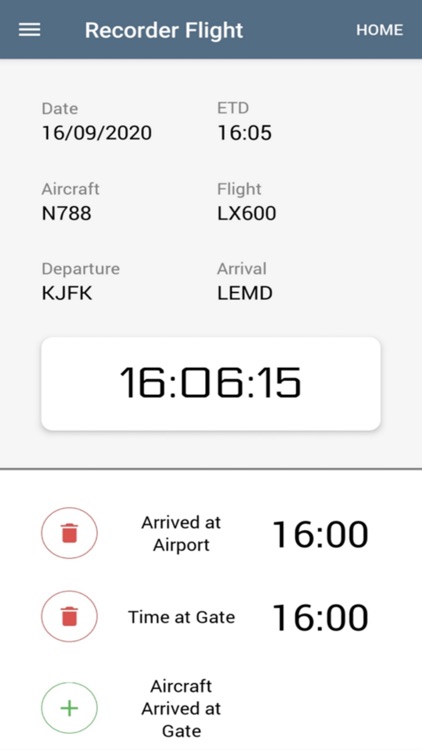 Captain Flight Report