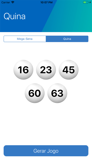 Gerador Loterias screenshot 3