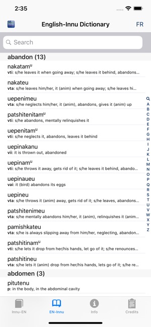 Innu Dictionary(圖3)-速報App