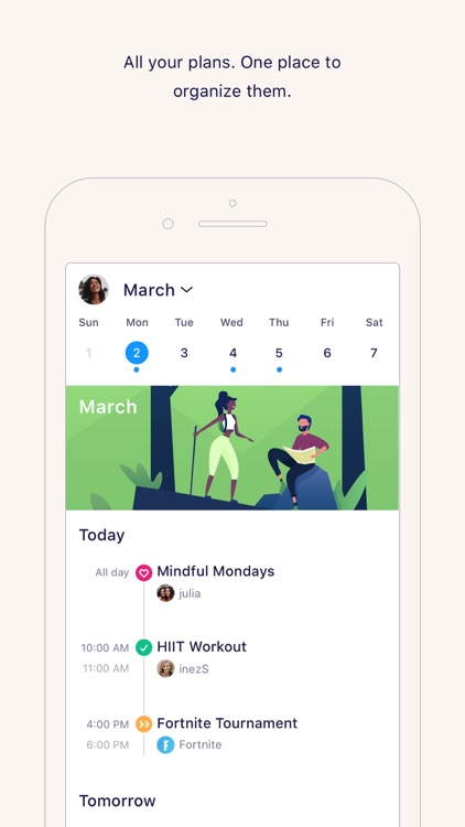 IRL - Social Calendar