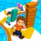 Race against opponents, and stack up all the floorboards you can pick up along the way