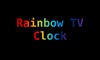 Rainbow TV Clock