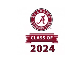 Alabama Class of 2024 Stickers