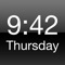 Big Clock HD displays a big digital clock on your iPhone / iPad that's readable even from a distance