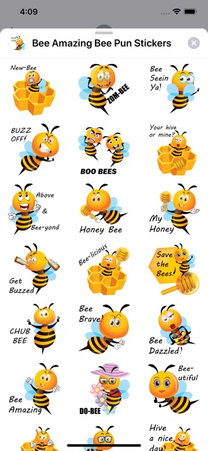 Bee Amazing Bee Pun Stickers(圖4)-速報App