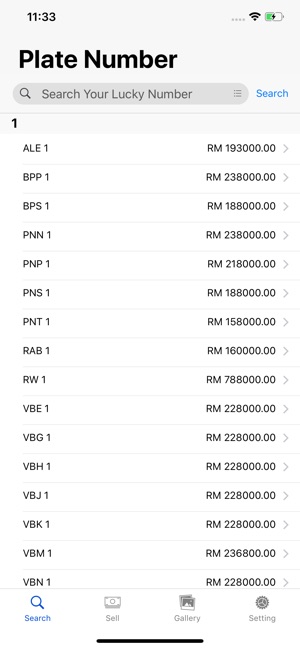 MY Plate Number Malaysia