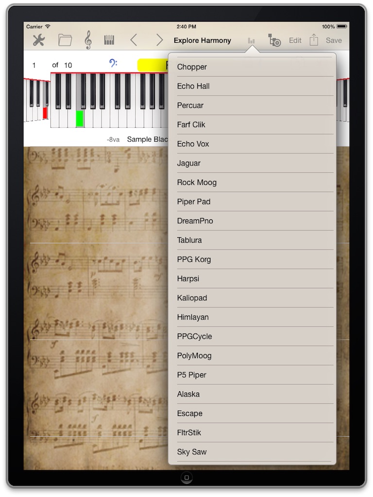 Piano HarmonyPRO Midi Studio screenshot 4
