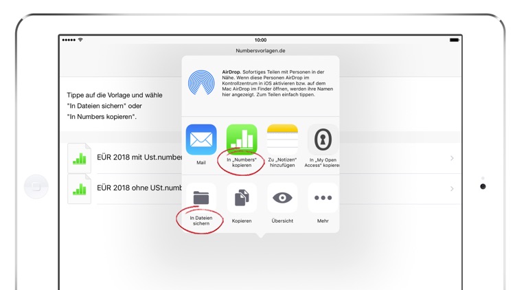EÜR 2018 für Numbers screenshot-4