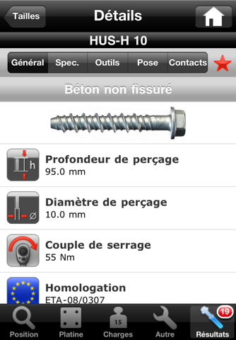 Hilti Anchors Selector screenshot 4