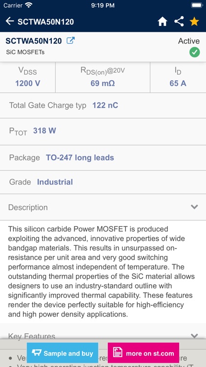 STPOWER MOSFET Finder screenshot-3