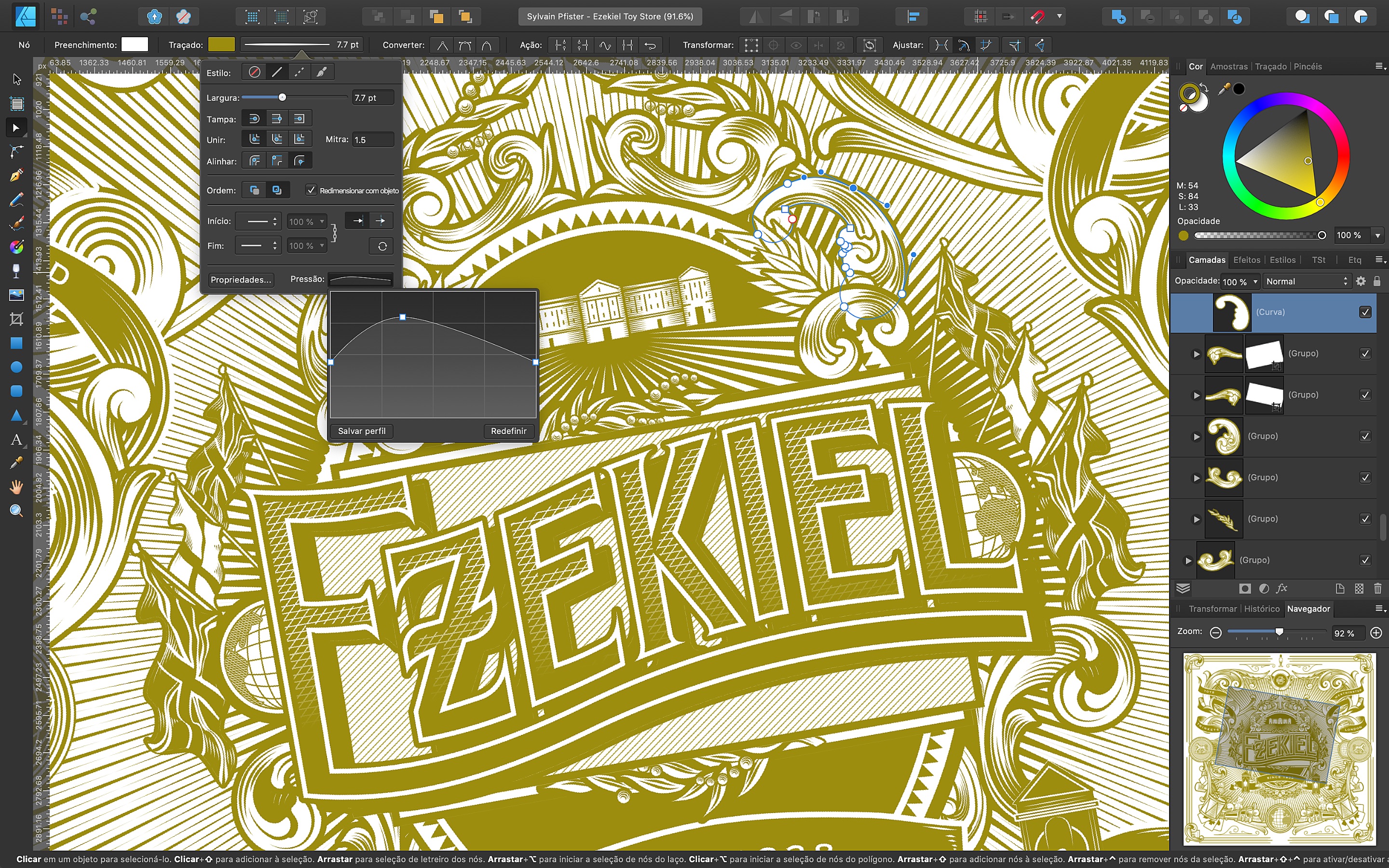 Screenshot do app Affinity Designer