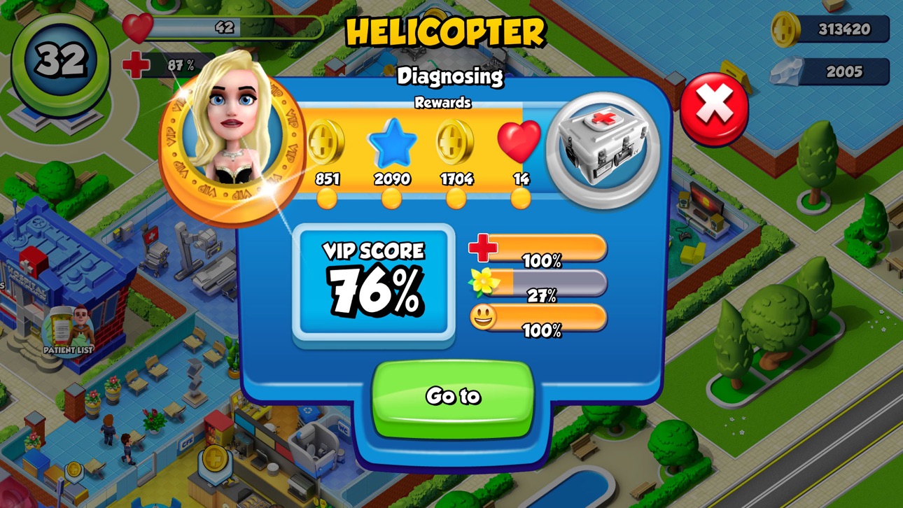 Dream Hospital - Free Hack screenshot 5 - iOS game interface