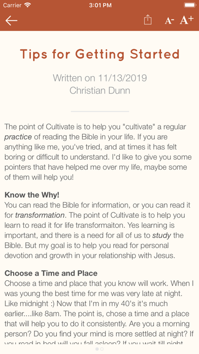 Cultivate Devotion screenshot 3