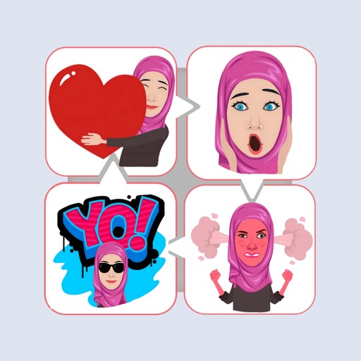 Muslimah Stickers icon