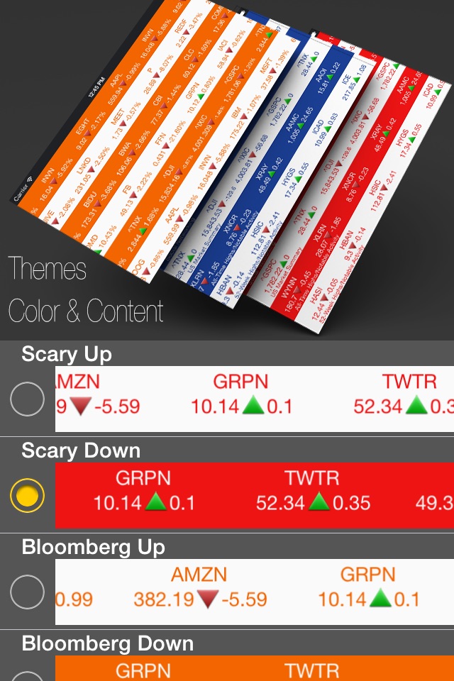 Stocks Tape: Market Browser screenshot 2