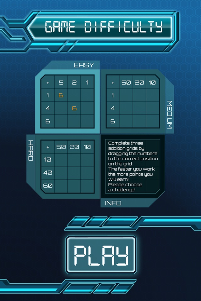 Addition Grids screenshot 2