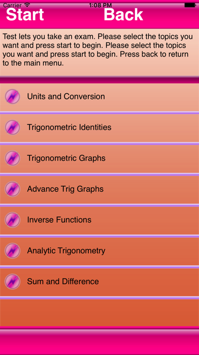 How to cancel & delete Test Review Trigonometry from iphone & ipad 1