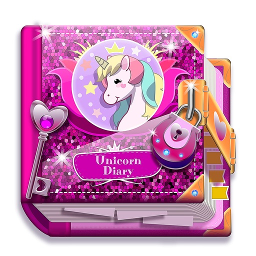 Unicorn Diary (with password) Icon