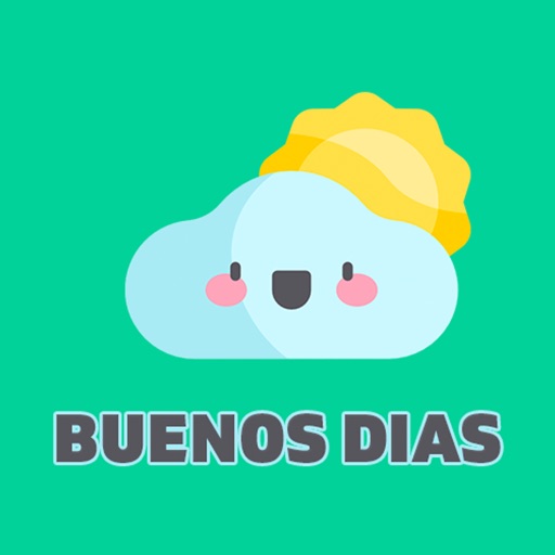 Buenos dias Spanish stickers icon