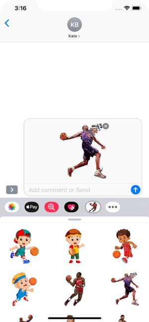 Basketball Stickers Pack(圖7)-速報App