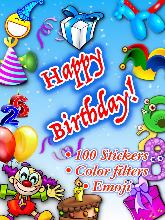 Telecharger Joyeux Anniversaire Stickers Pour Iphone Ipad Sur L App Store Autocollants