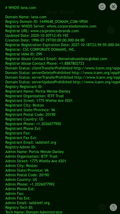 Deep Whois