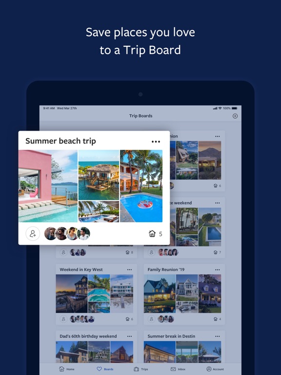 iPad Image of Vrbo Vacation Rentals