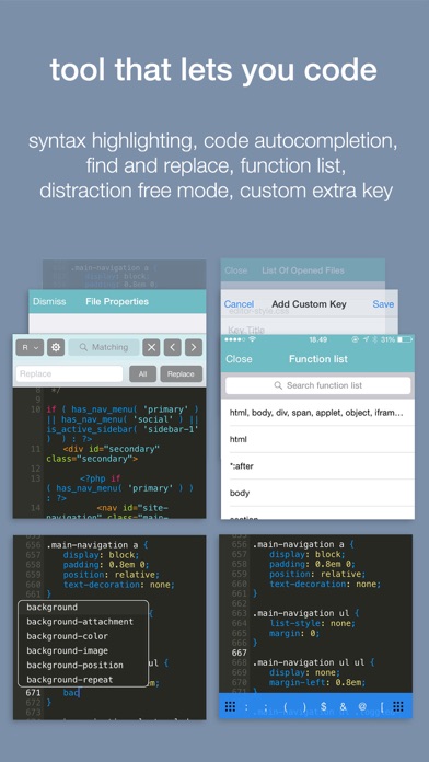 Koder Code Editor screenshot1