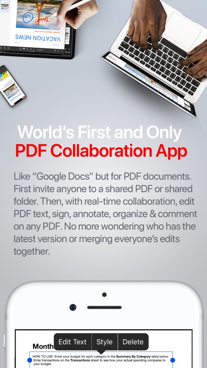 PDF Office Pro: Acrobat Editor screenshot-3