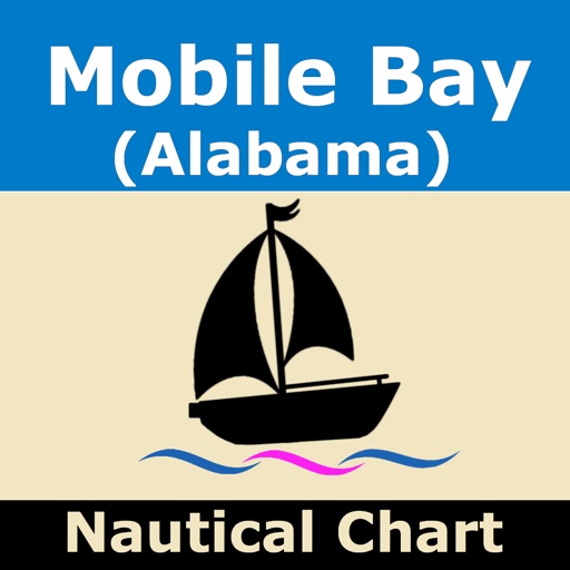 Mobile Bay Navigation Chart