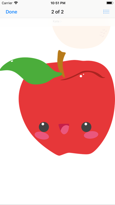 Happy Fruit Stickers screenshot 3