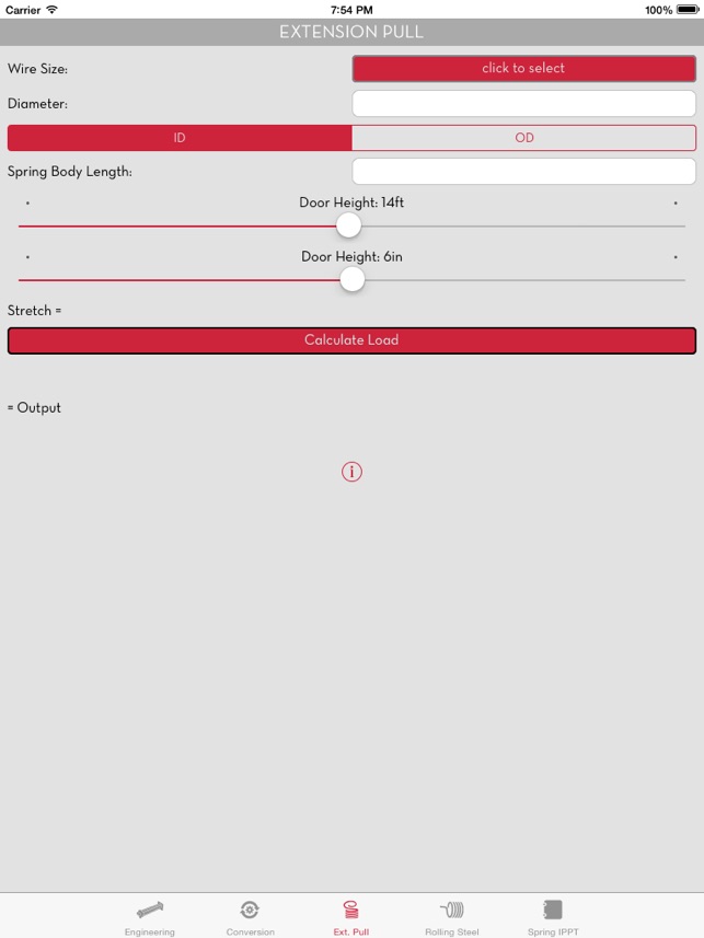 Idc Spring Calculator On The App - Garage Door Spring Calculator App