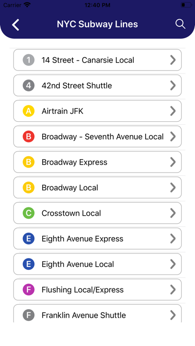 MTA NYC Subway Route Planner screenshot 4