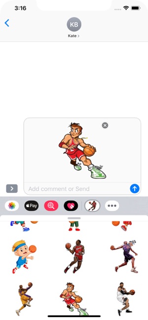 Basketball Stickers Pack(圖8)-速報App