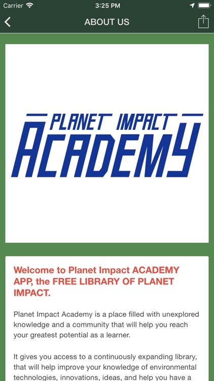 Planet Impact Academy