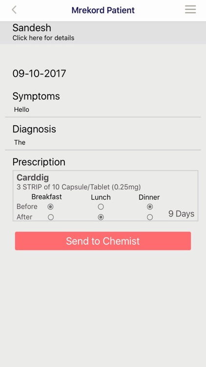 Mrekord Patient screenshot-4