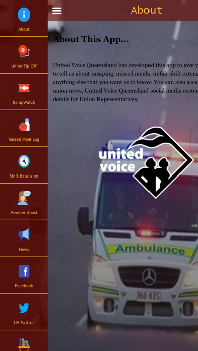 United Voice Ambulance screenshot 2