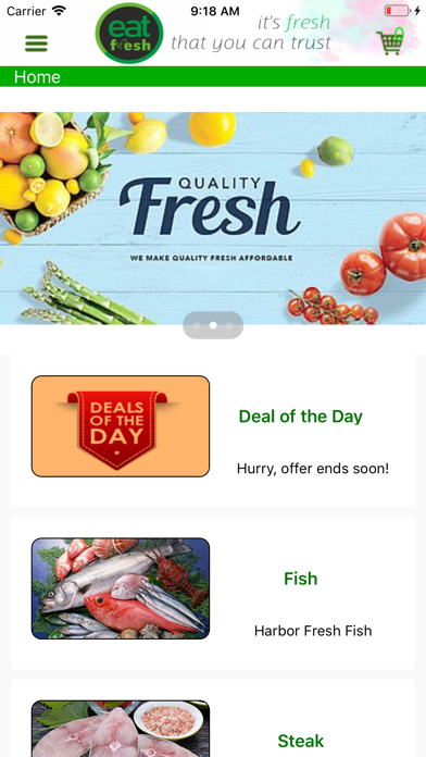 Eatfresh Online Ordering screenshot 2