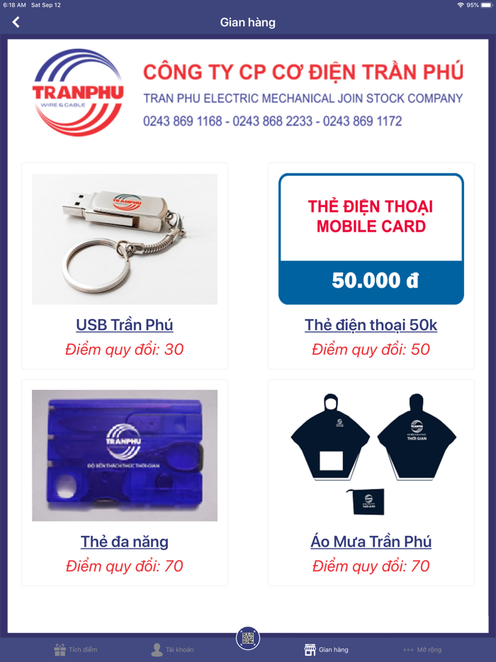 TRANPHU - Xác thực chính hãng